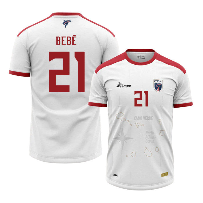 Bebé 21 Cape Verde National Team 2026 Away Jersey - White, Men