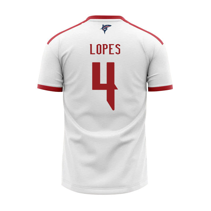 Roberto Lopes 4 Cape Verde National Team 2026 Away Jersey - White, Men
