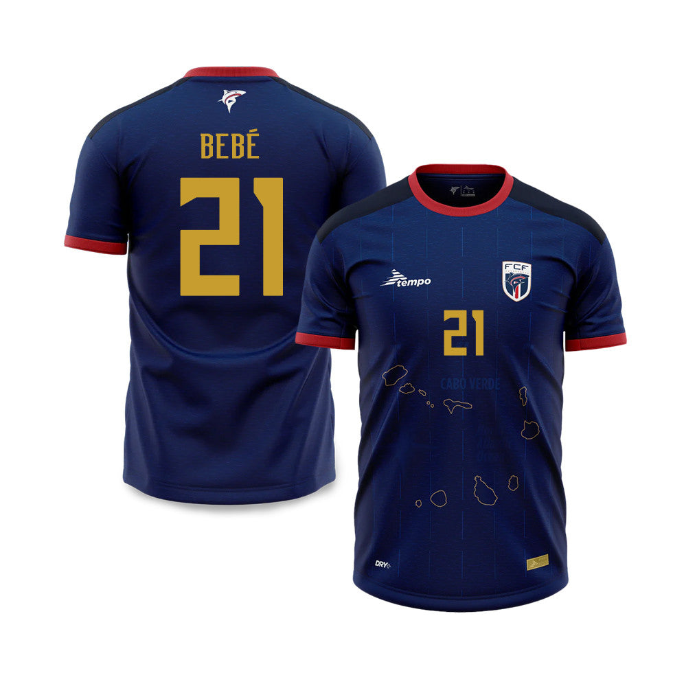 Bebé 21 Cape Verde National Team 2026 Home Jersey - Blue, Men