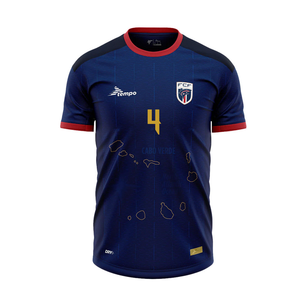 Roberto Lopes 4 Cape Verde National Team 2026 Home Jersey - Blue, Men