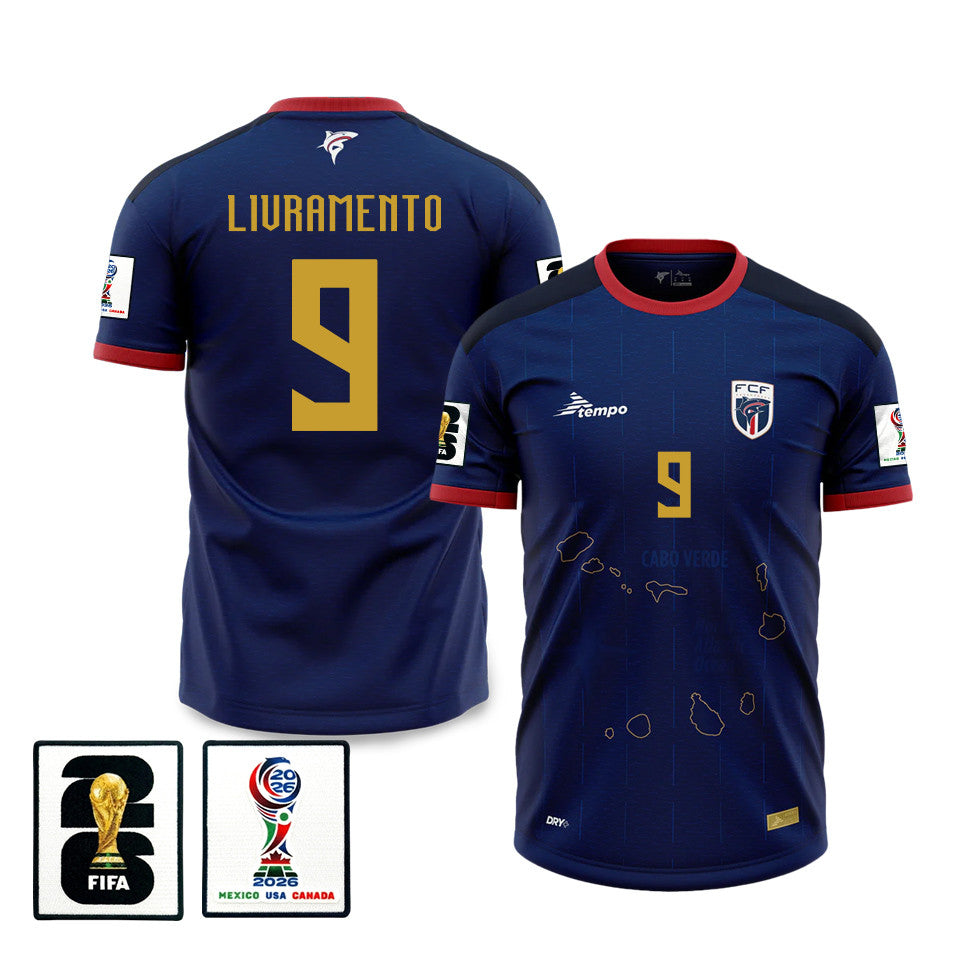 Dailon Livramento 9 Cape Verde National Team 2026 Home Jersey - Blue, Men