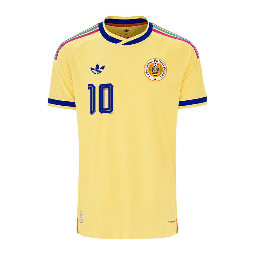Leandro Bacuna 10 Curaçao National Team 2026 Away Jersey - Yellow, Men
