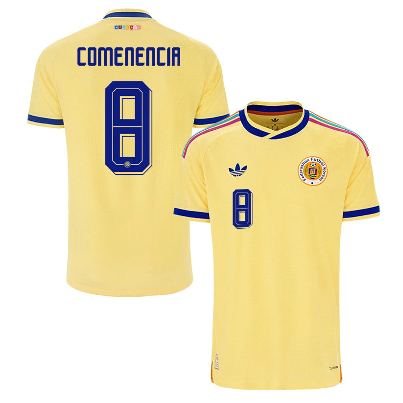 Livano Comenencia 8 Curaçao National Team 2026 Away Jersey - Yellow, Men