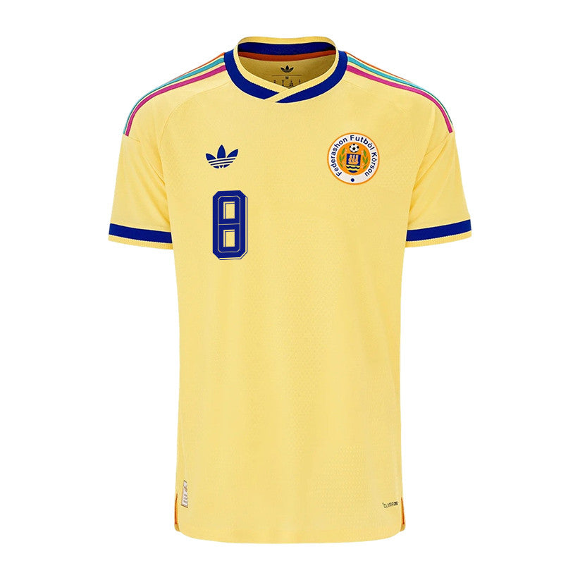 Livano Comenencia 8 Curaçao National Team 2026 Away Jersey - Yellow, Men