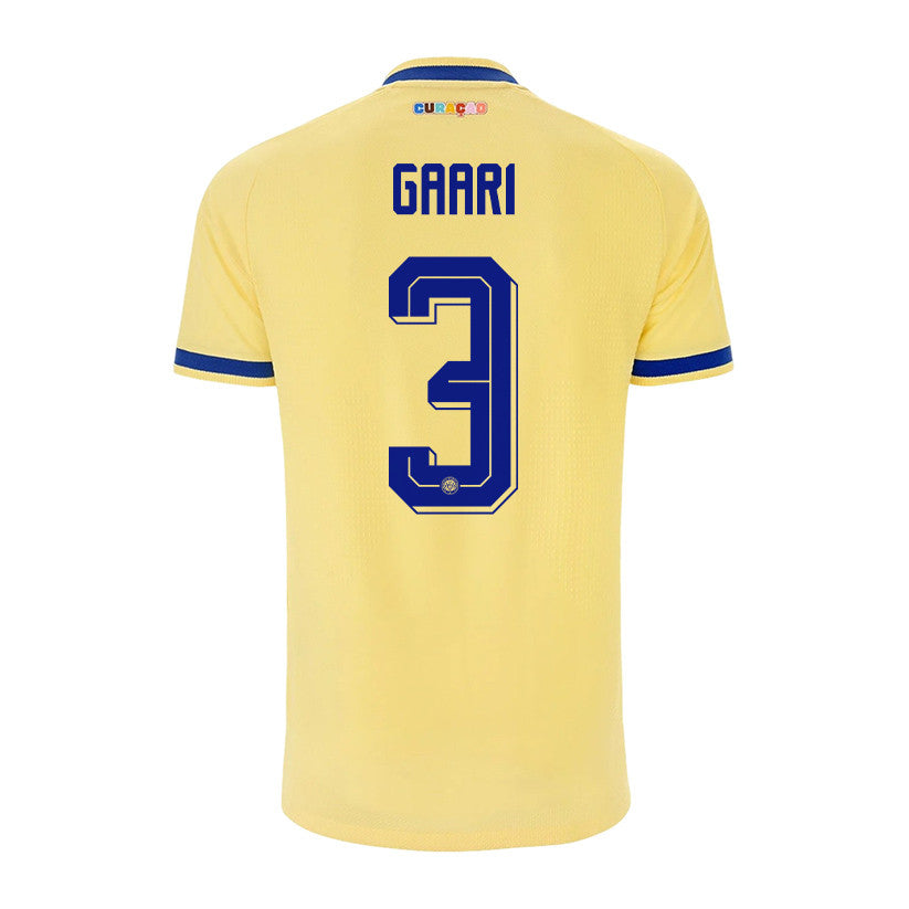 Juriën Gaari 3 Curaçao National Team 2026 Away Jersey - Yellow, Men