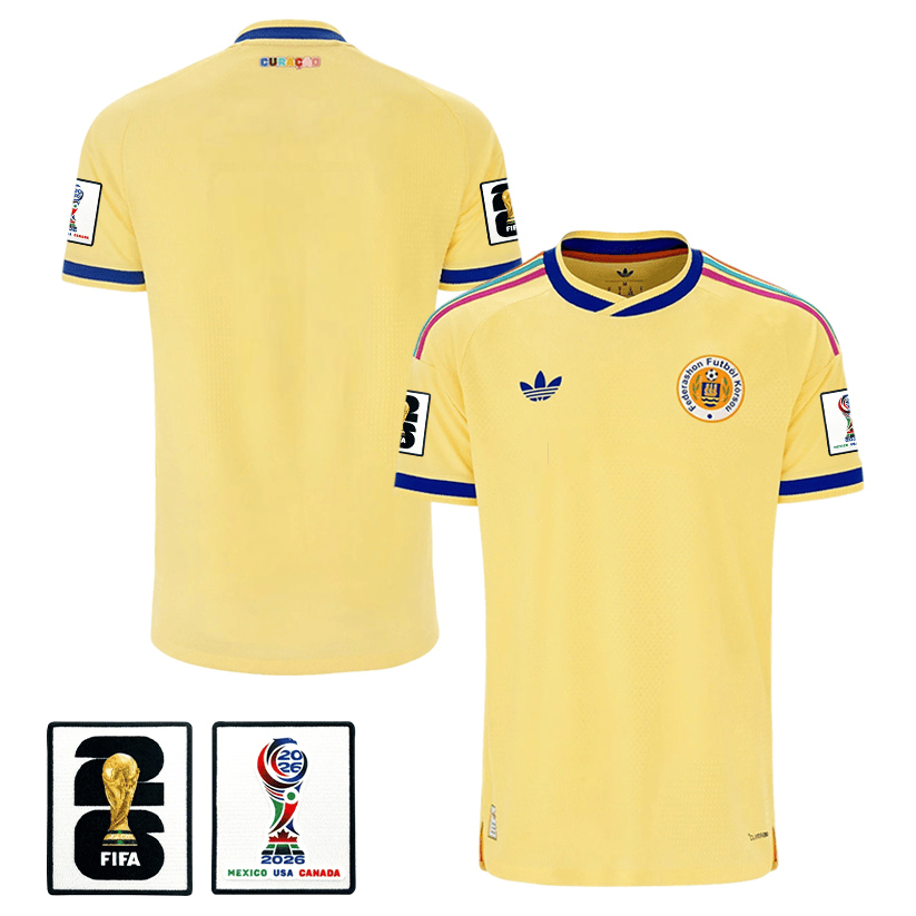Curaçao National Team 2026 Away Jersey - Yellow, Men