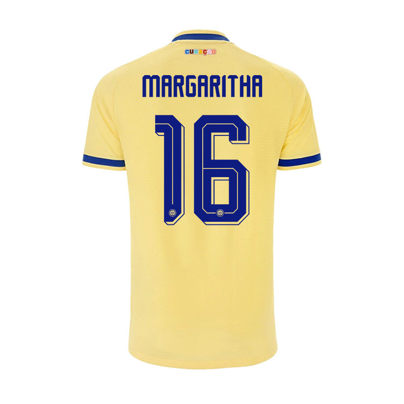 Jearl Margaritha 16 Youth Curaçao National Team 2026 Away Jersey - Yellow