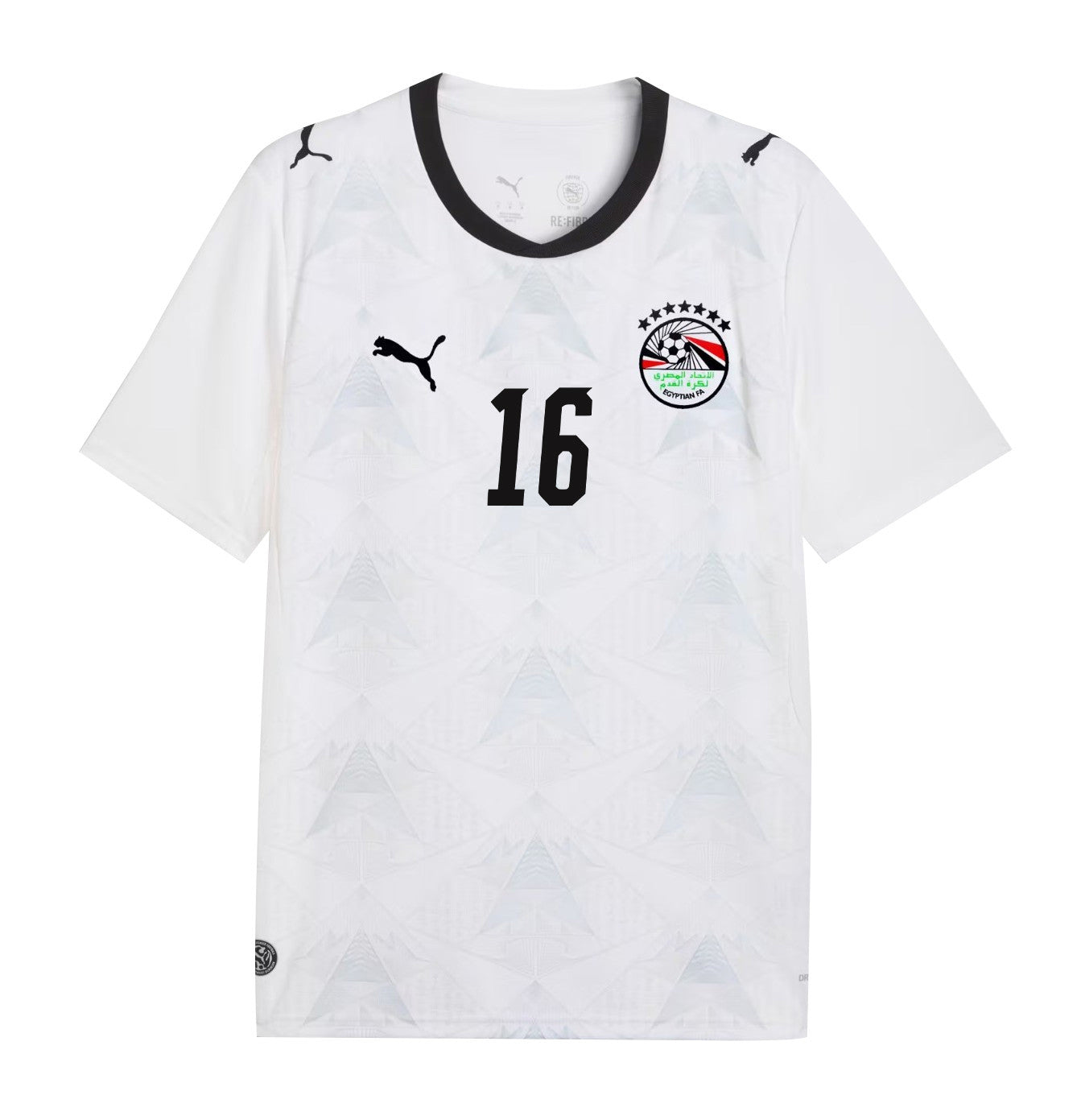 Mostafa Mohamed 16 Egypt National Team 2026 Away Jersey - White, Men