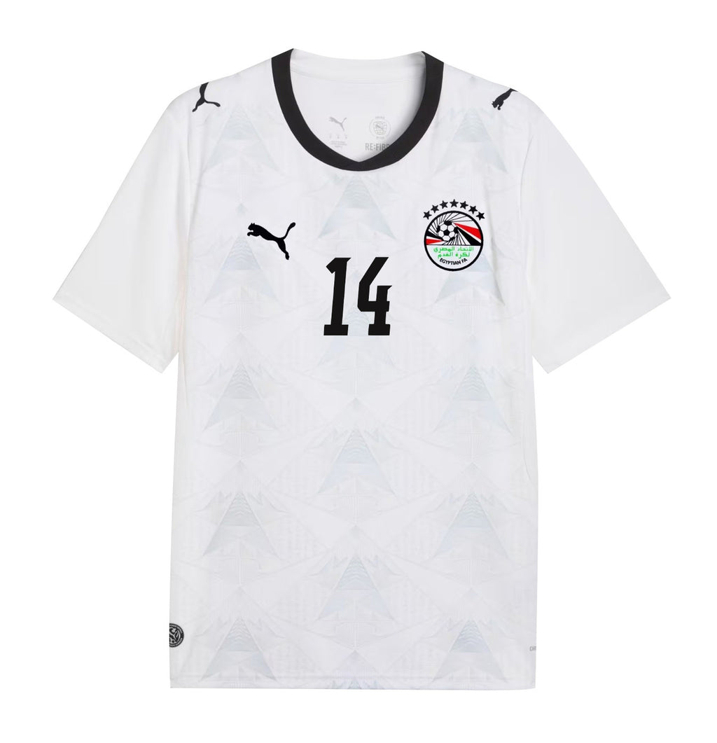 Hamdi Fathi 14 Egypt National Team 2026 Away Jersey - White, Men
