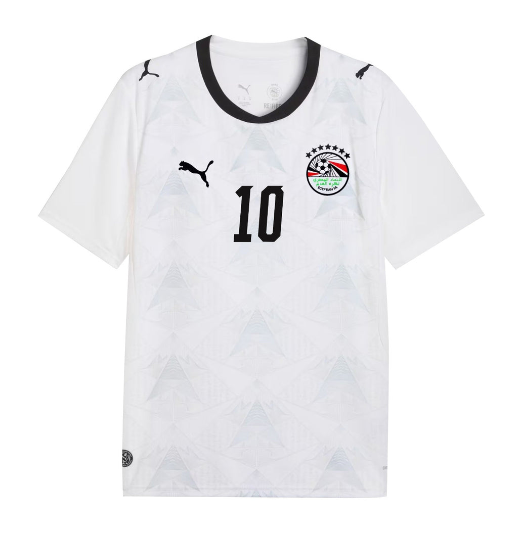 Mohamed Salah 10 Egypt National Team 2026 Away Jersey - White, Men