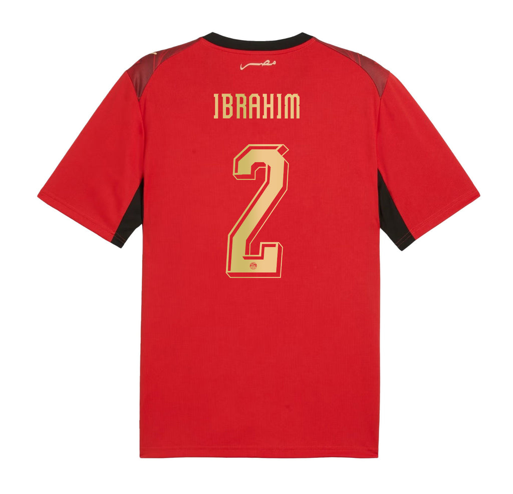 Yasser Ibrahim 2 Egypt National Team 2026 Home Jersey - Red, Men