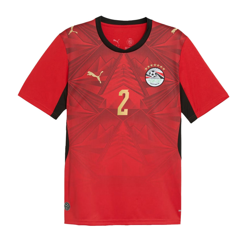 Yasser Ibrahim 2 Egypt National Team 2026 Home Jersey - Red, Men