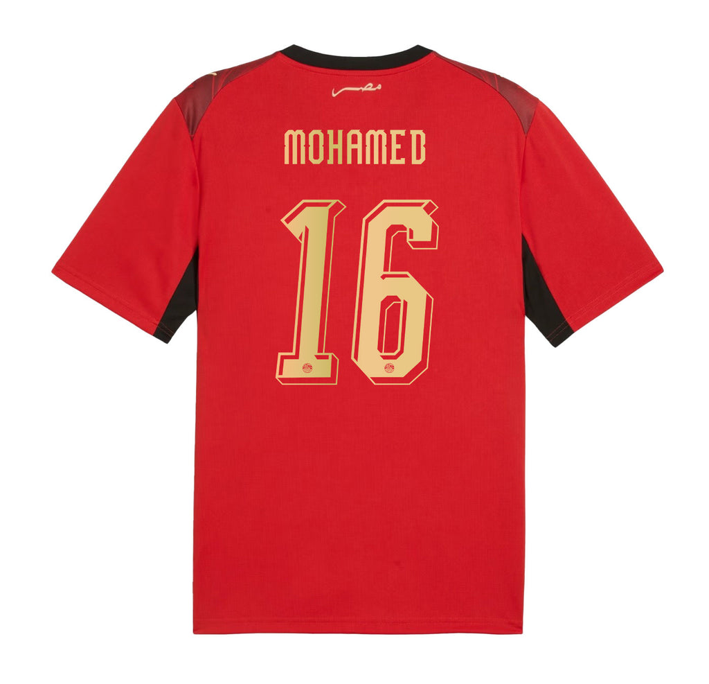 Mostafa Mohamed 16 Egypt National Team 2026 Home Jersey - Red, Men