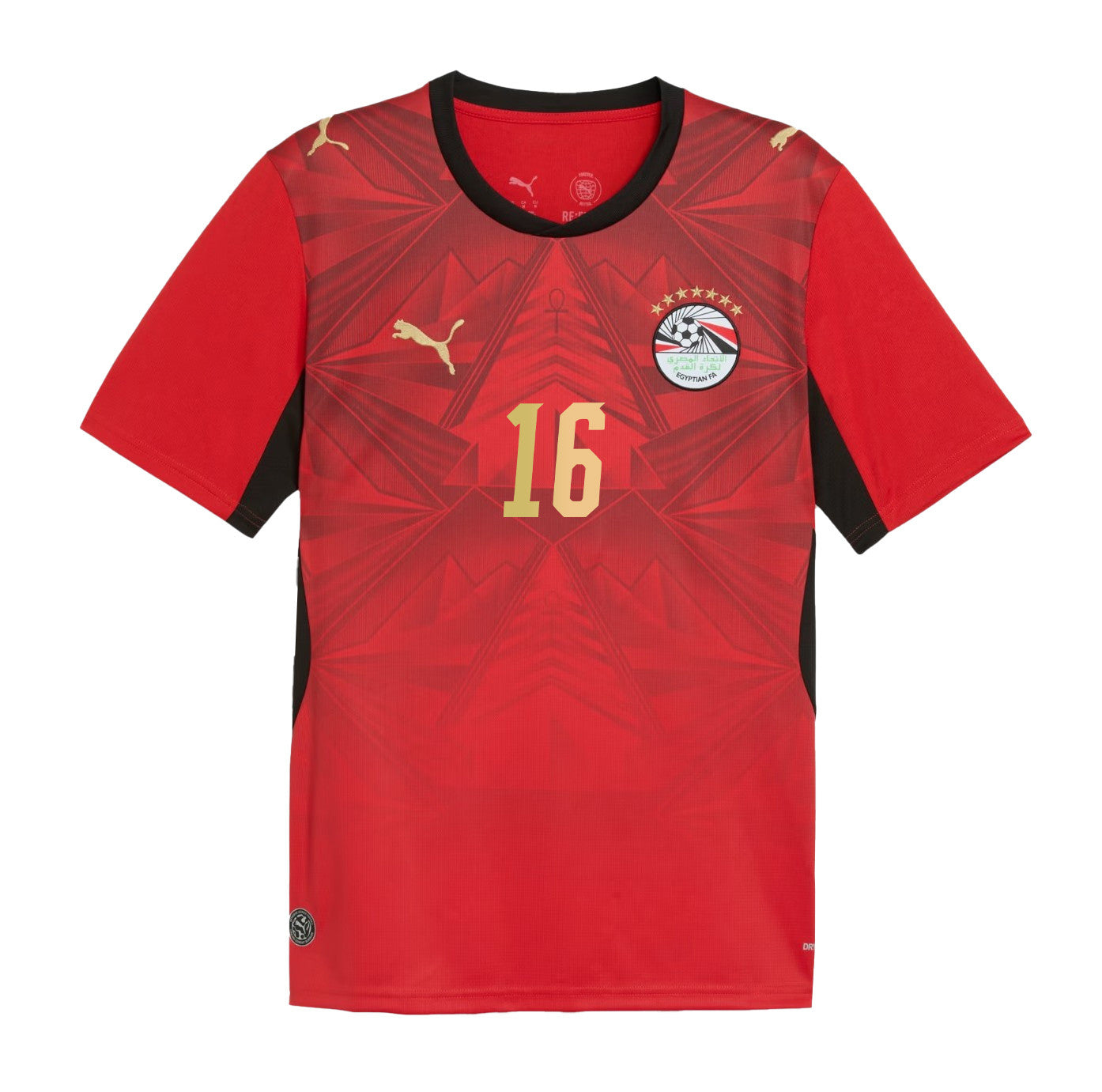 Mostafa Mohamed 16 Egypt National Team 2026 Home Jersey - Red, Men