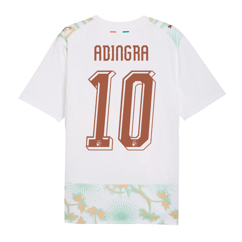 Simon Adingra 10 Ivory Coast National Team 2026 Away Jersey - White, Men