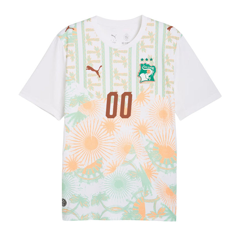 Ivory Coast National Team 2026 Personalized Away Jersey - White, Men