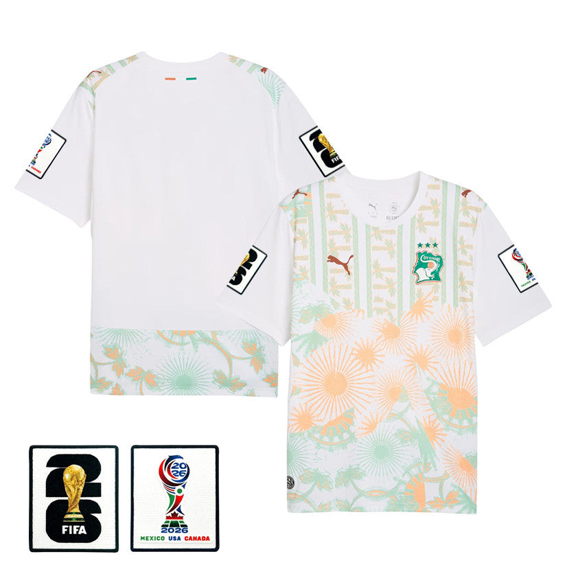 Ivory Coast National Team 2026 Away Jersey - White, Men