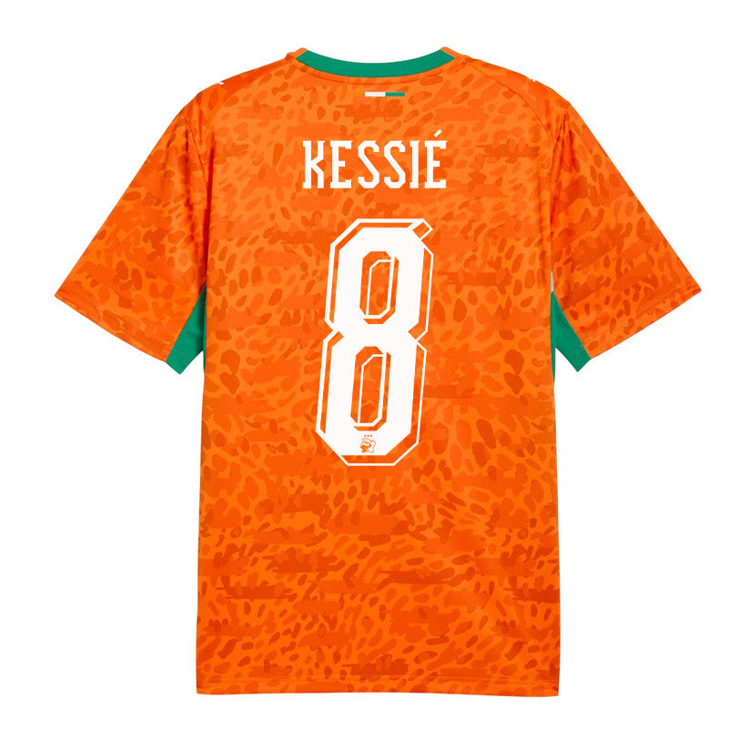 Franck Kessié 8 Ivory Coast National Team 2026 Home Jersey - Orange, Men
