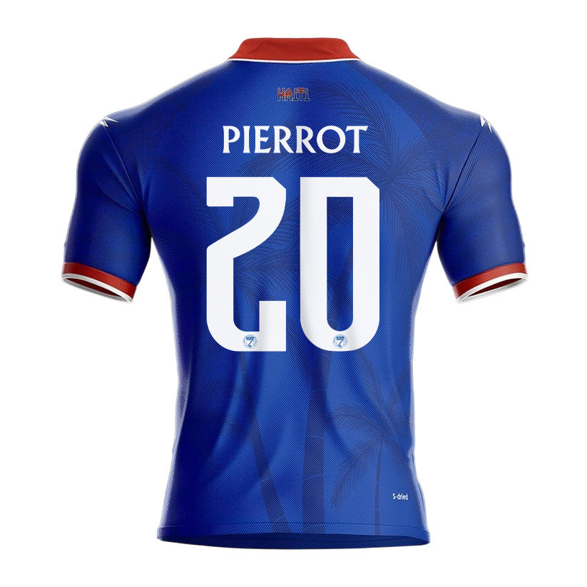 Frantzdy Pierrot 20 Haiti National Team 2026 Home Jersey - Blue, Men