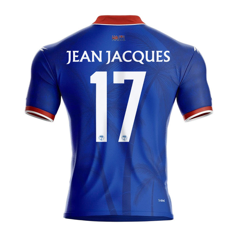 Danley Jean Jacques 17 Haiti National Team 2026 Home Jersey - Blue, Men