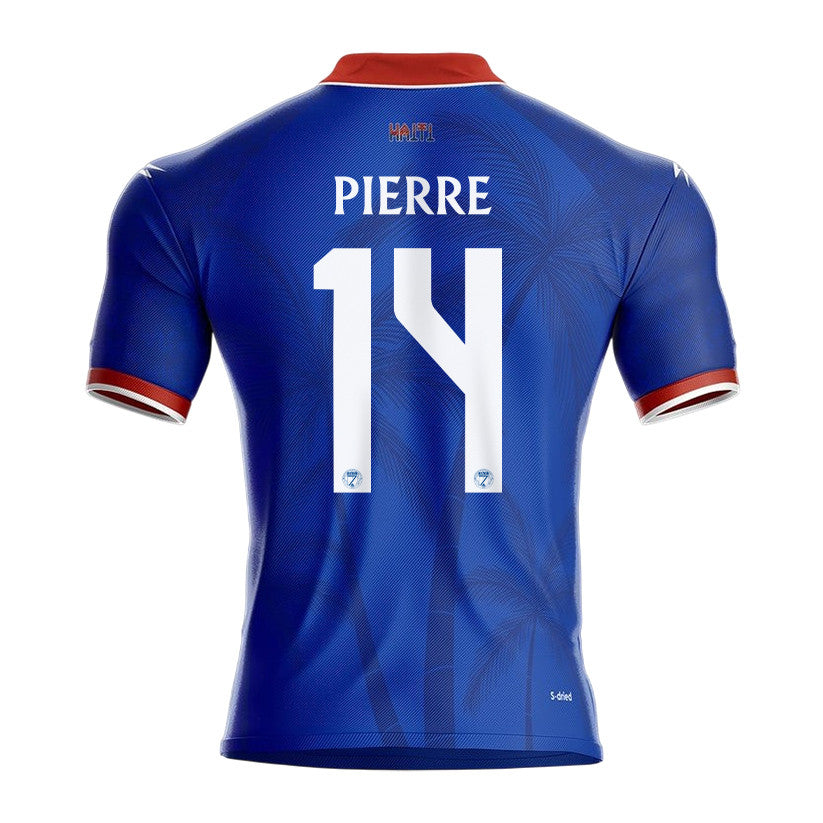 Leverton Pierre 14 Haiti National Team 2026 Home Jersey - Blue, Men
