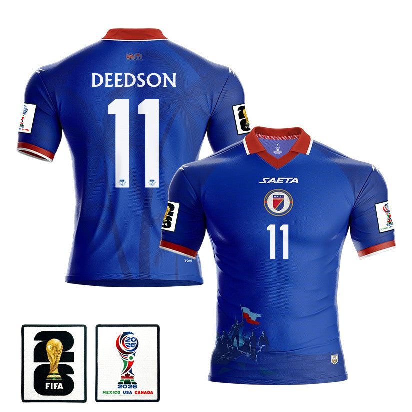 Don Deedson Louicius 11 Haiti National Team 2026 Home Jersey - Blue, Men