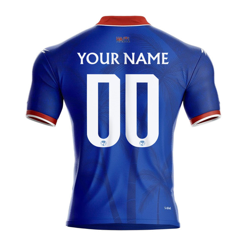 Haiti National Team 2026 Personalized Home Jersey - Blue, Men