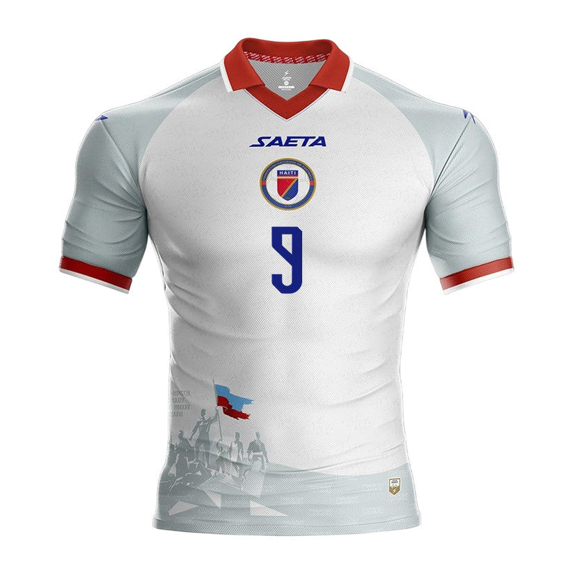 Duckens Nazon 9 Haiti National Team 2026 Away Jersey - White, Men