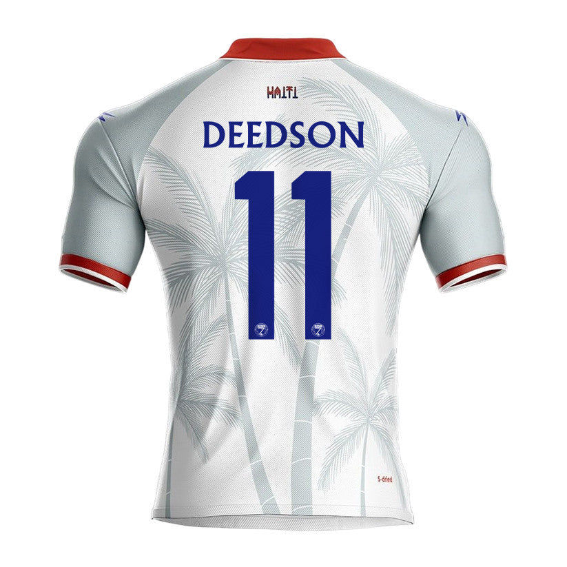 Don Deedson Louicius 11 Haiti National Team 2026 Away Jersey - White, Men