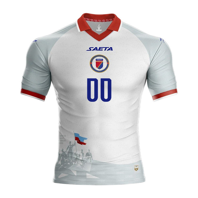 Haiti National Team 2026 Personalized Away Jersey - White, Men