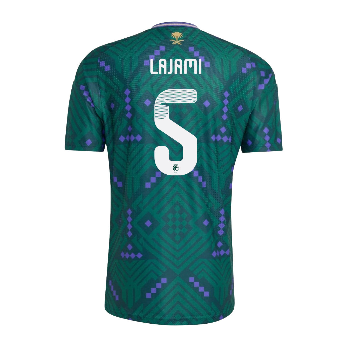 Ali Lajami 5 Saudi Arabia National Team 2026 Home Jersey - Green, Men