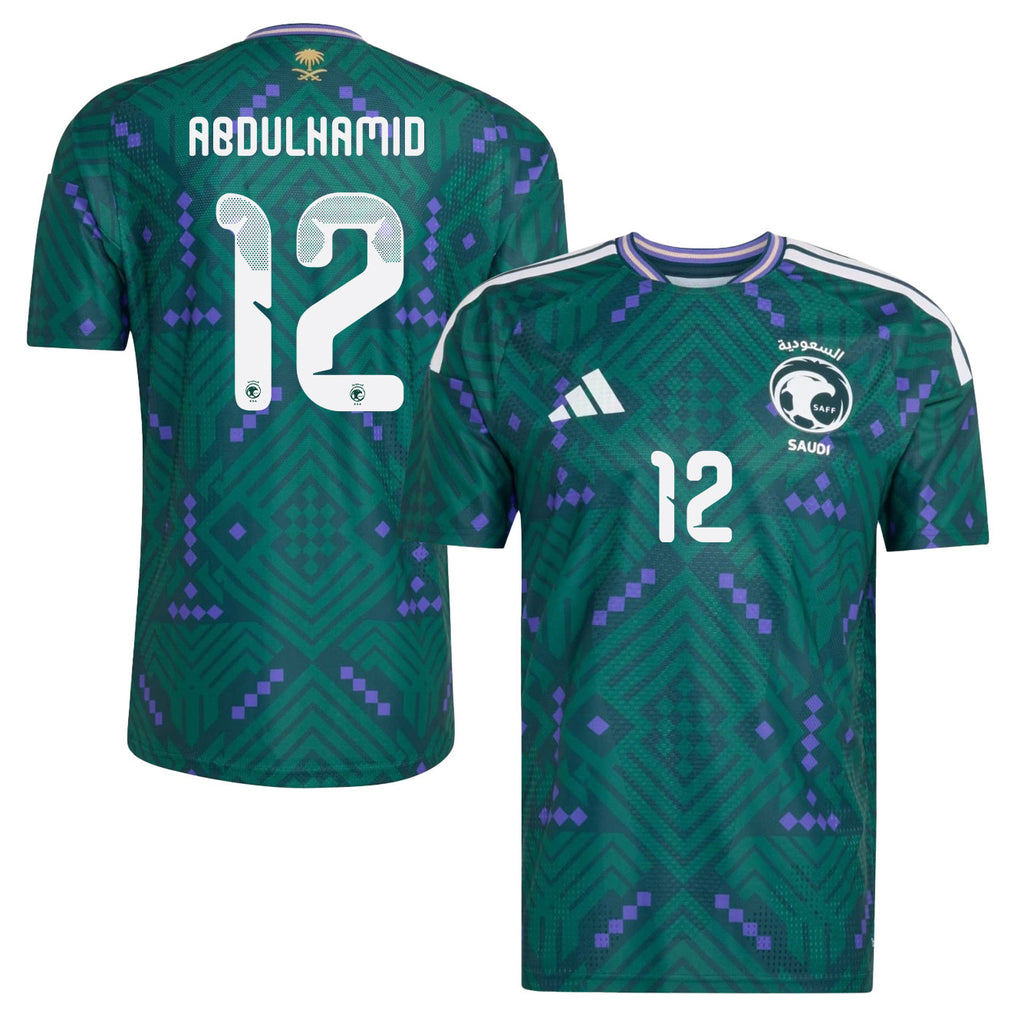 Saud Abdulhamid 12 Saudi Arabia National Team 2026 Home Jersey - Green, Men