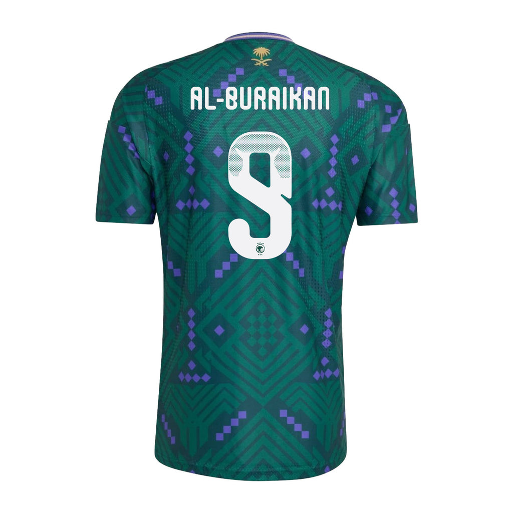 Firas Al-Buraikan 9 Saudi Arabia National Team 2026 Home Jersey - Green, Men