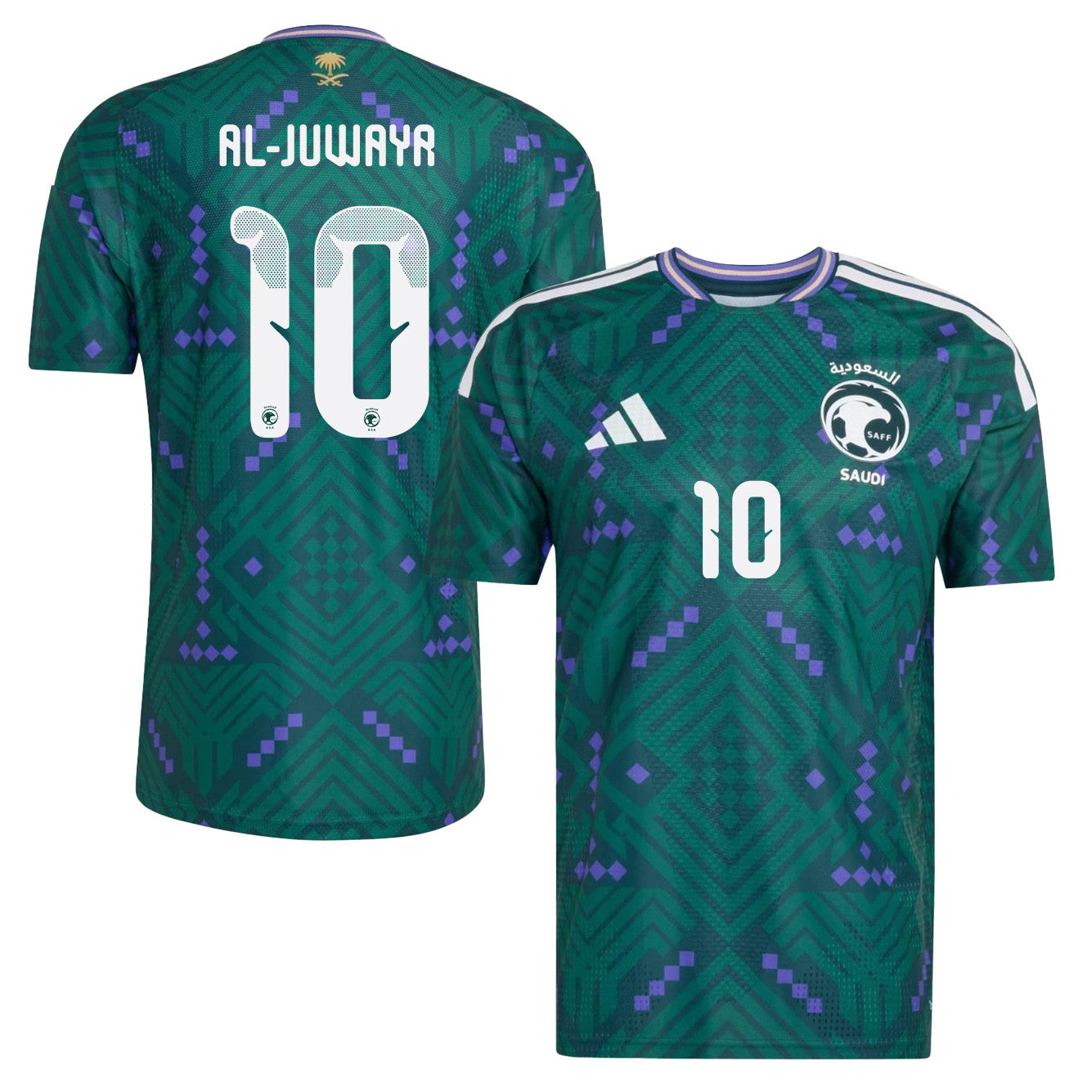 Musab Al-Juwayr 10 Saudi Arabia National Team 2026 Home Jersey - Green, Men