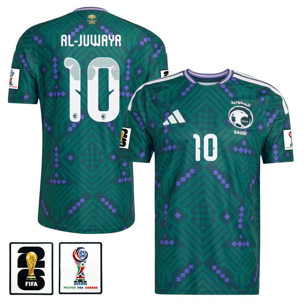 Musab Al-Juwayr 10 Saudi Arabia National Team 2026 Home Jersey - Green, Men