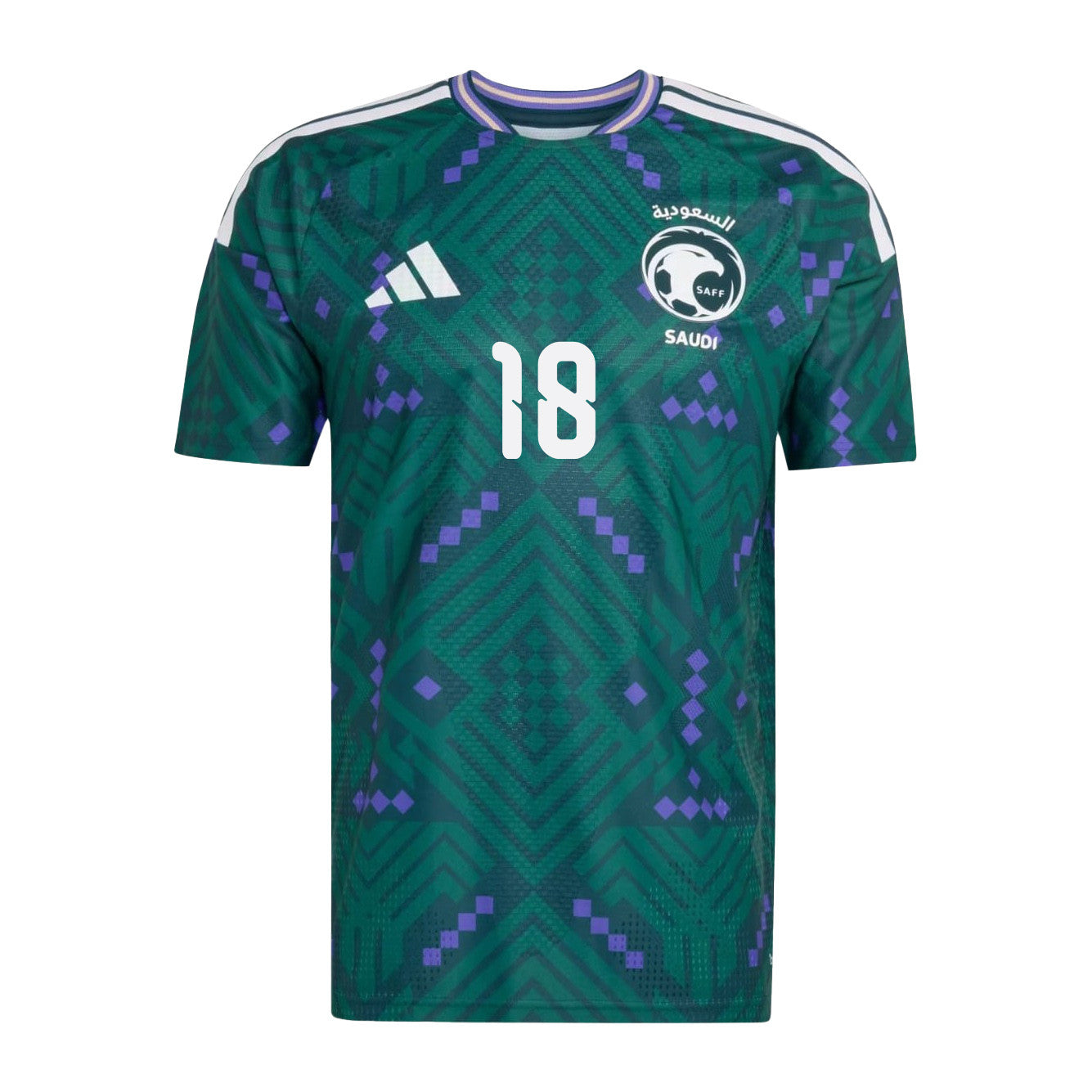 Ayman Yahya 18 Saudi Arabia National Team 2026 Home Jersey - Green, Men