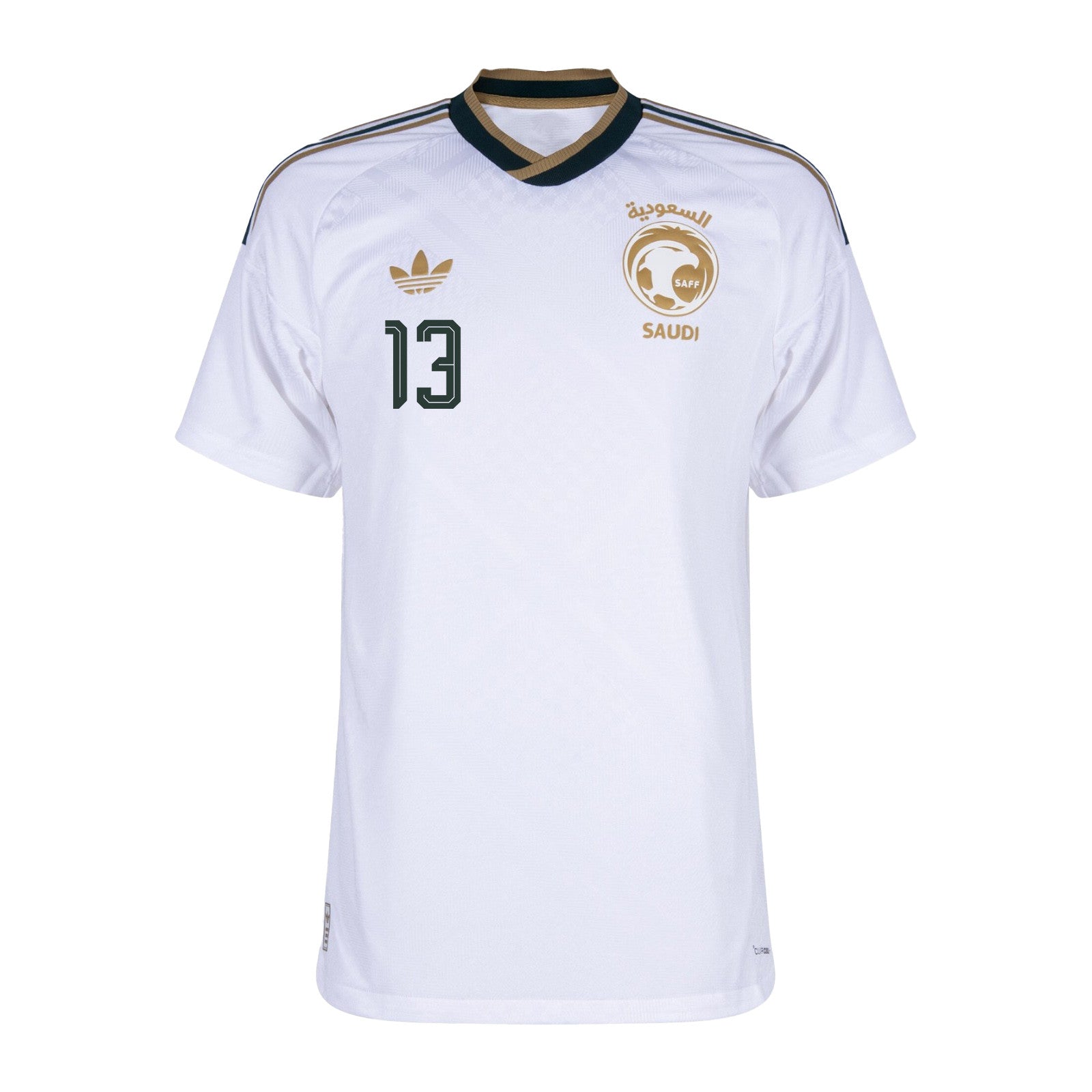 Nawaf Al-Boushail 13 Saudi Arabia National Team 2026 Away Jersey - White, Men