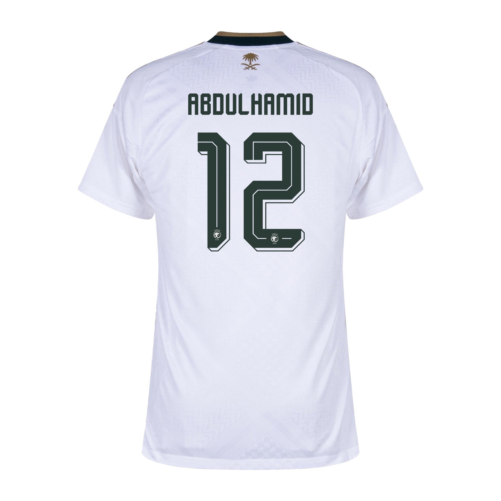 Saud Abdulhamid 12 Saudi Arabia National Team 2026 Away Jersey - White, Men