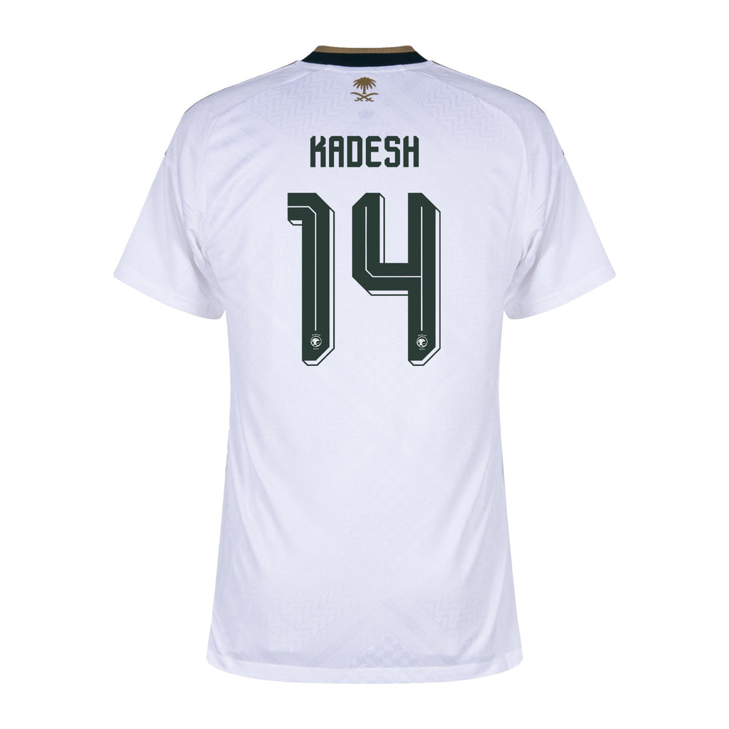 Hasan Kadesh 14 Saudi Arabia National Team 2026 Away Jersey - White, Men