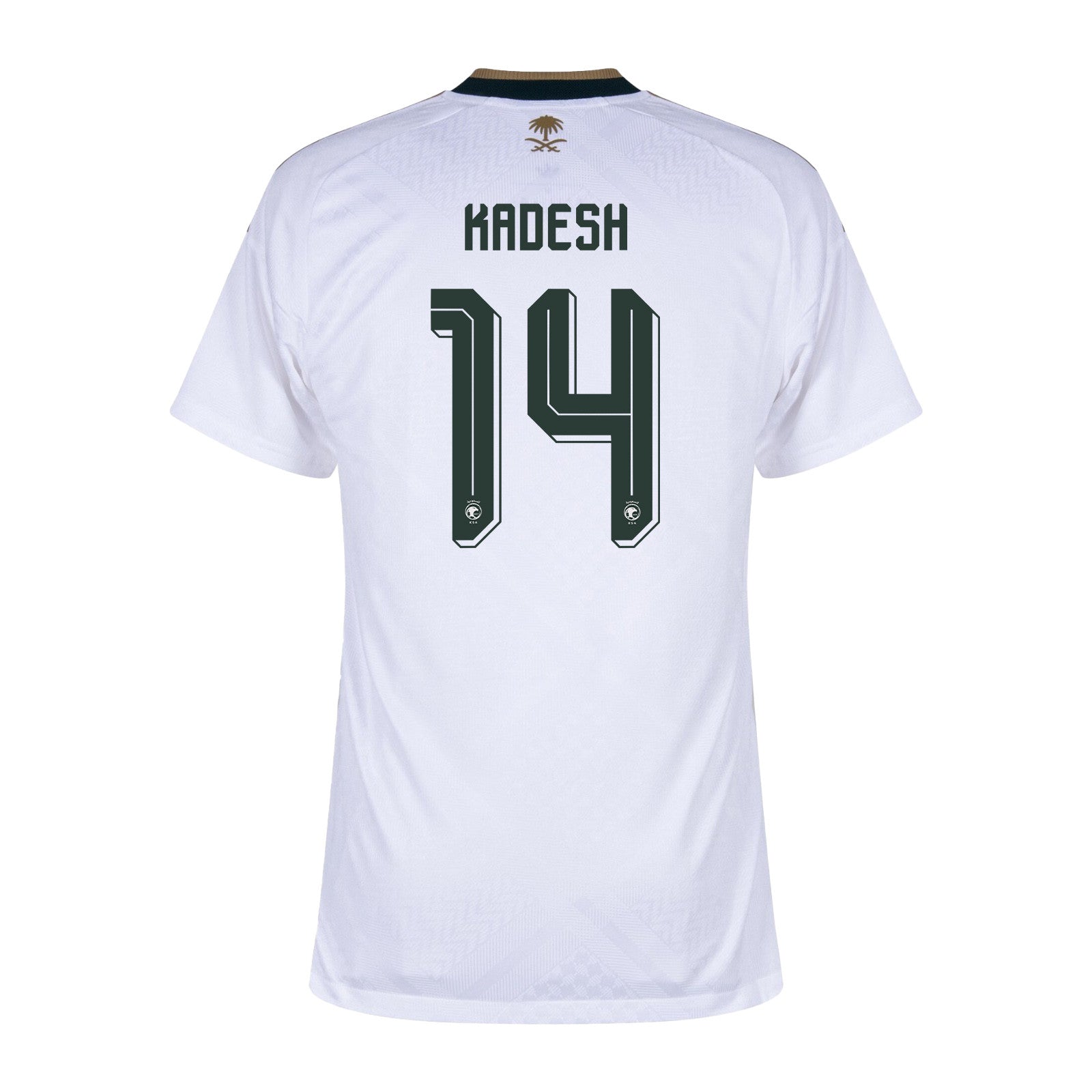 Hasan Kadesh 14 Saudi Arabia National Team 2026 Away Jersey - White, Men