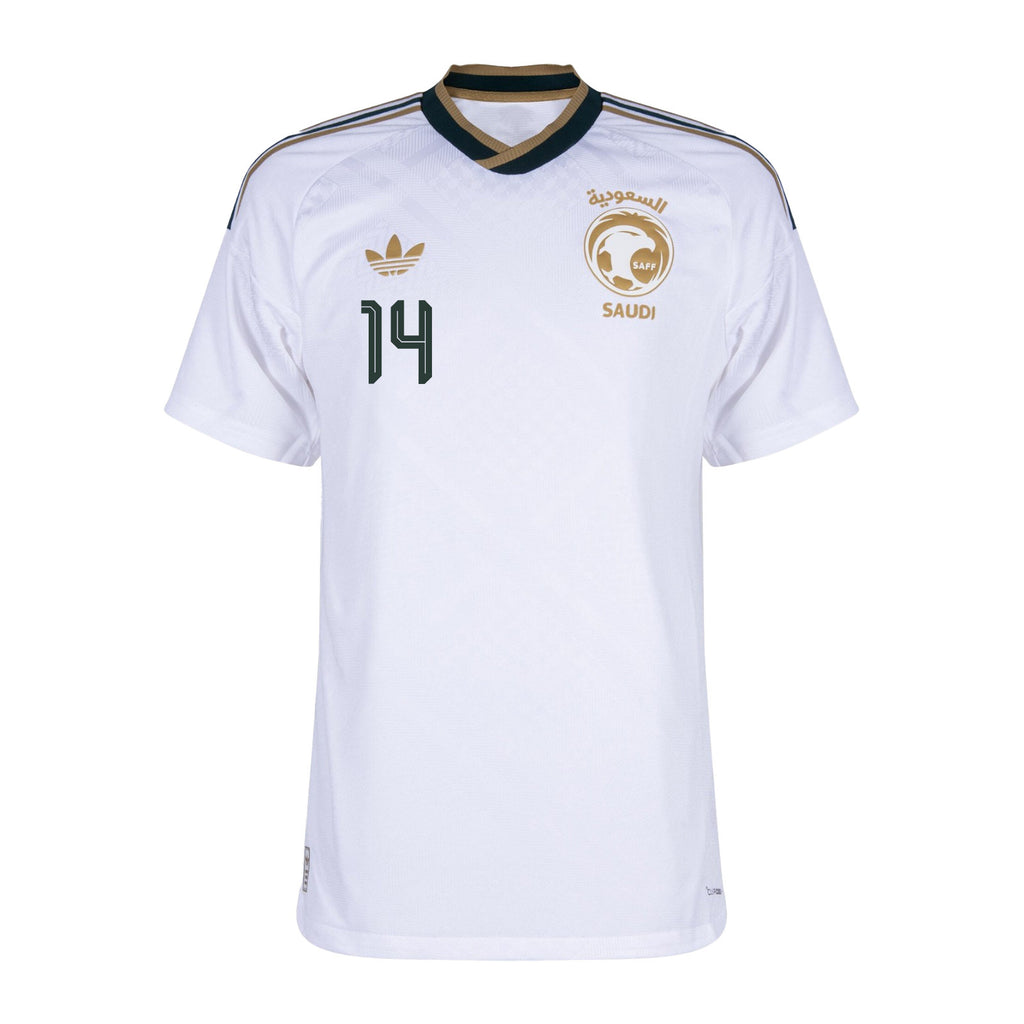 Hasan Kadesh 14 Saudi Arabia National Team 2026 Away Jersey - White, Men