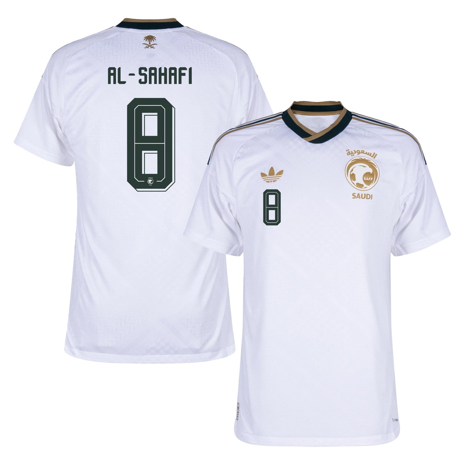 Marwan Al-Sahafi 8 Saudi Arabia National Team 2026 Away Jersey - White, Men