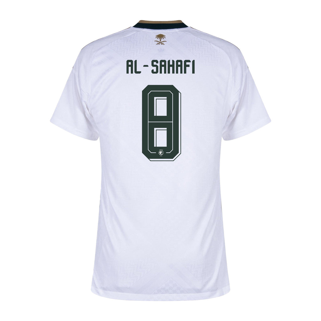 Marwan Al-Sahafi 8 Saudi Arabia National Team 2026 Away Jersey - White, Men