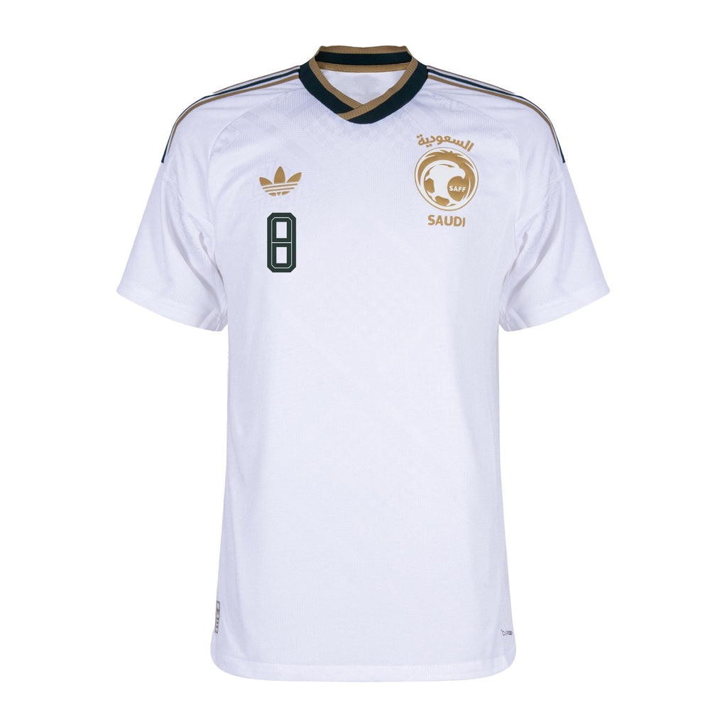 Marwan Al-Sahafi 8 Saudi Arabia National Team 2026 Away Jersey - White, Men