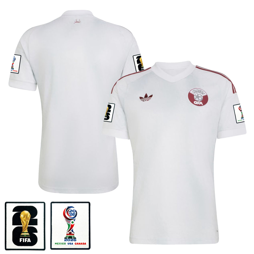 Qatar National Team 2026 Away Jersey - White, Men