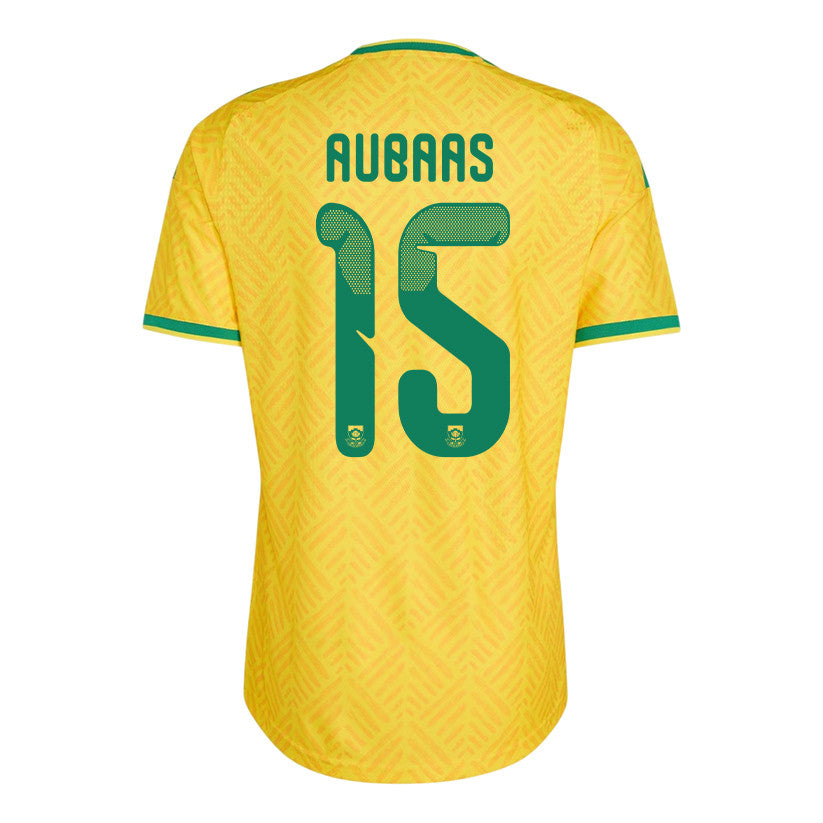 Bathusi Aubaas 15 South Africa National Team 2026 Home Jersey - Yellow, Men