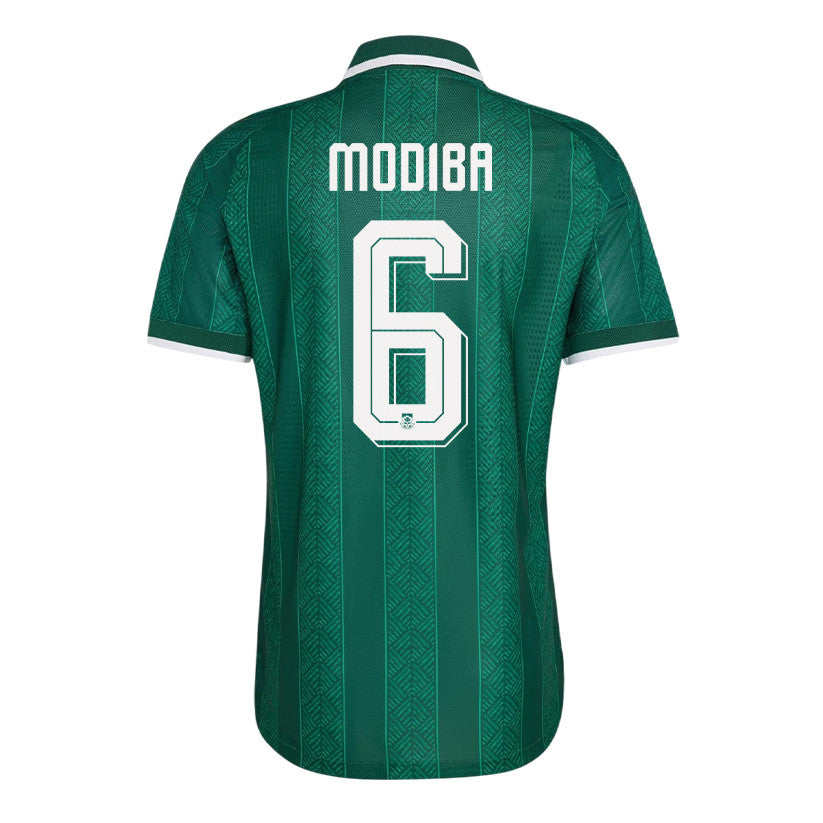 Maphosa Modiba 6 South Africa National Team 2026 Away Jersey - Green, Men