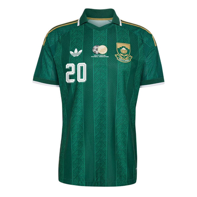 Khuliso Mudau 20 South Africa National Team 2026 Away Jersey - Green, Men