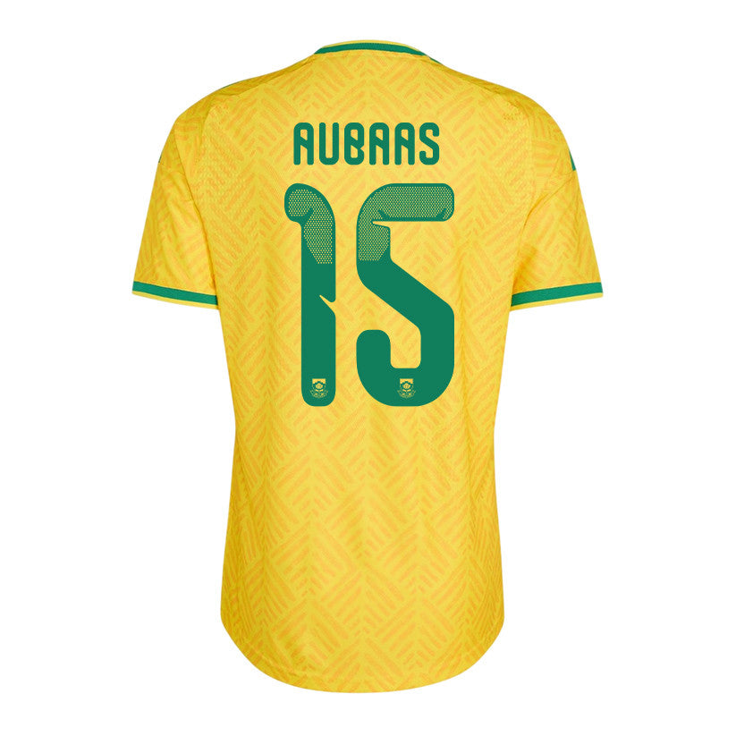 Bathusi Aubaas 15 Youth South Africa National Team 2026 Home Jersey - Yellow