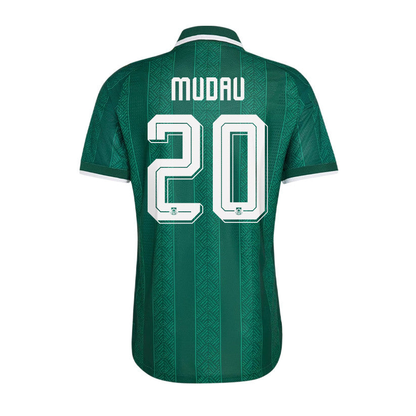 Khuliso Mudau 20 Youth South Africa National Team 2026 Away Jersey - Green